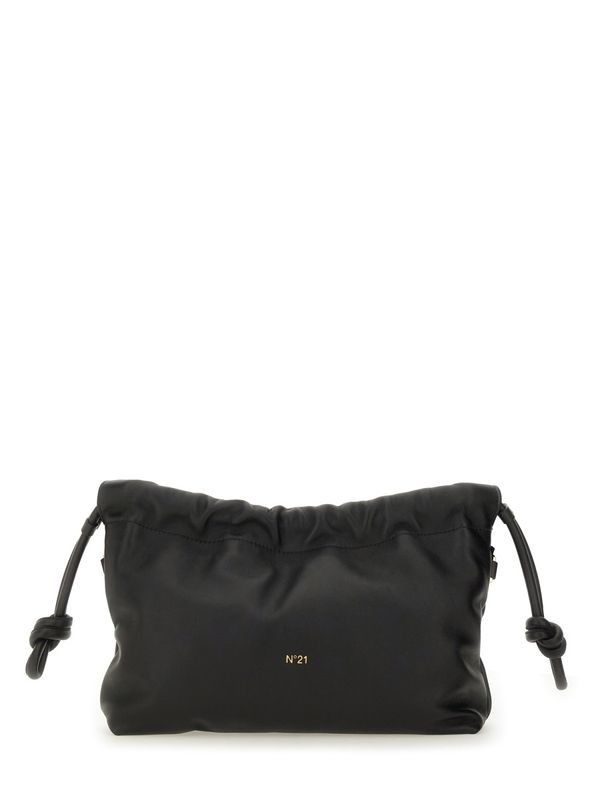 Eva Drawstring Leather Shoulder Bag