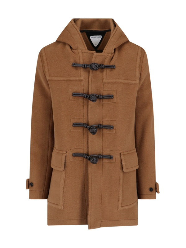 BOTTEGA VENETA - Wool Hood Coat - Jente