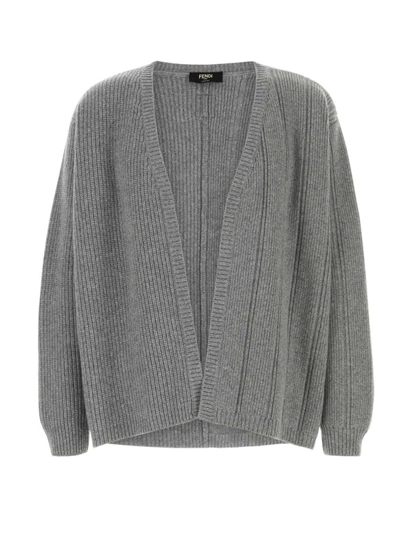 Wool Cashmere Open Cardigan