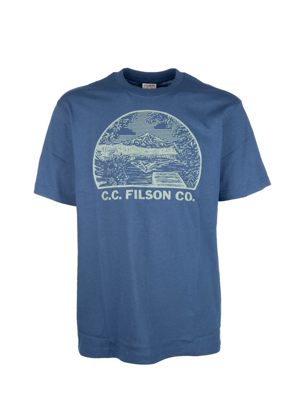 Filson Blue Short Sleeve T-Shirt