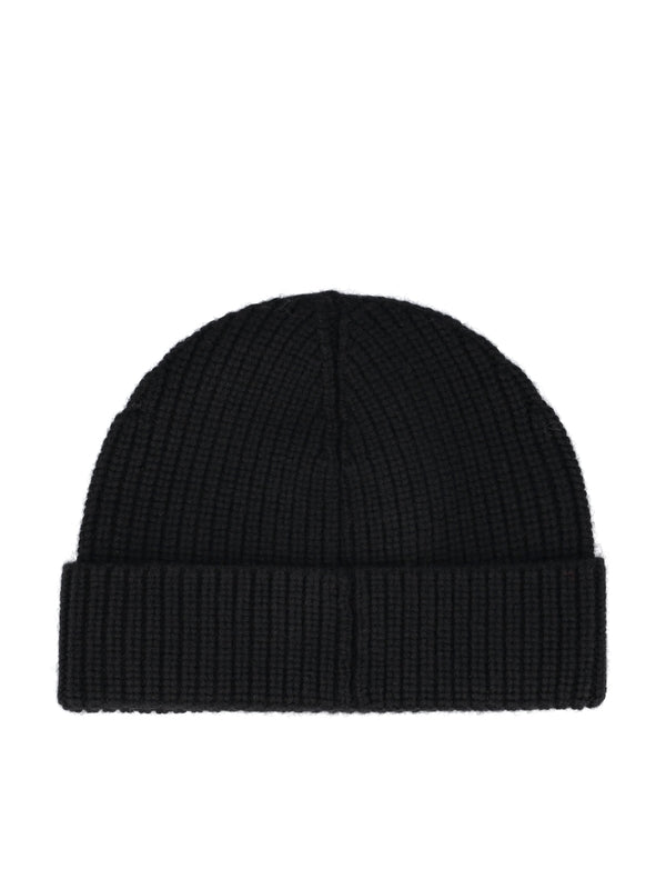 V Logo Wool Beanie