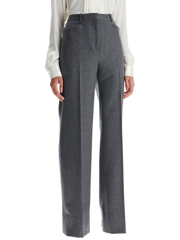 Wide Wool Tailored Pants