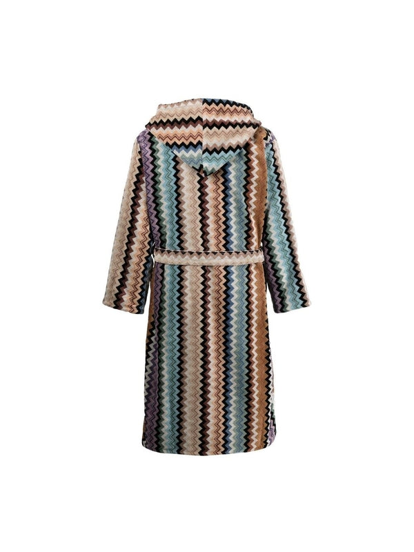 Stripe Pattern Cotton Robe