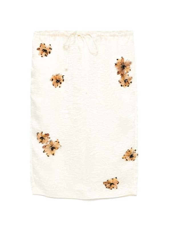 Floral Appliqué Skirt