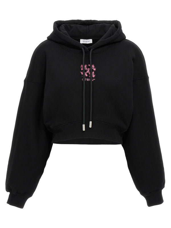 Arrow Logo
  Embroidered Crop Hoodie