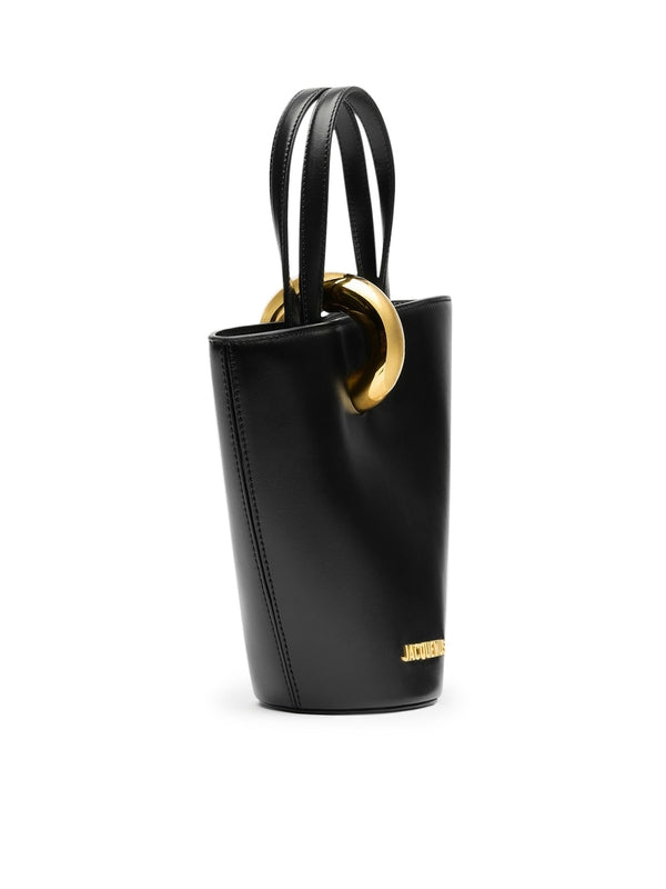 Bambola Asymmetric Leather
  Bucket Bag