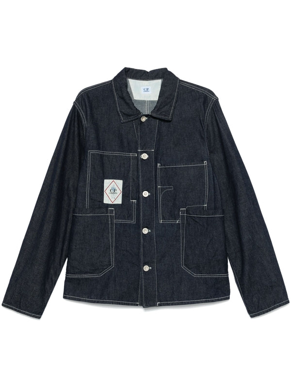 C.P Company Navy Trucker Jacket