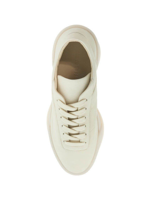 Aerobic Leather Low-Top Sneakers