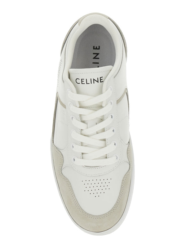 Ct 10 Triope Logo Leather Low-Top Sneakers