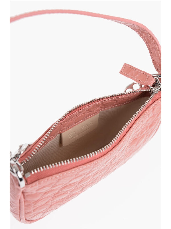 Croc Effect Leather Rachel Mini Bag