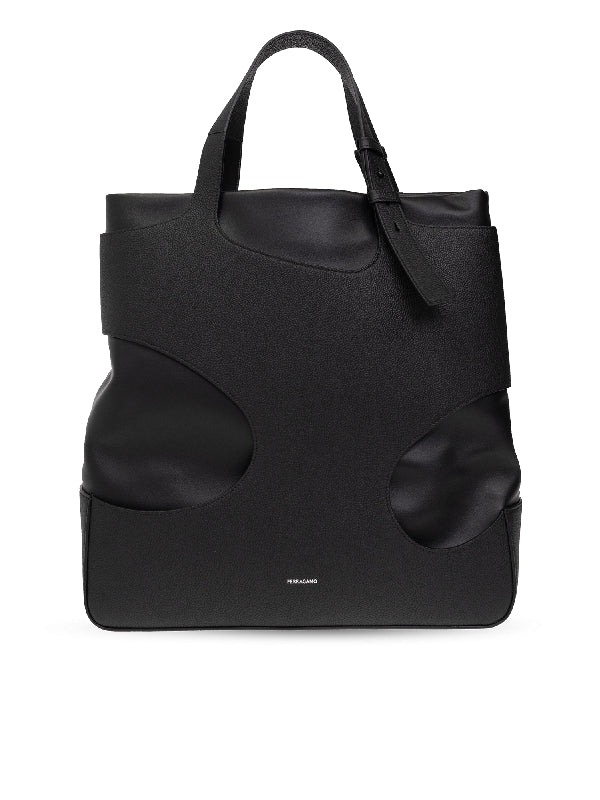 Cutout Detail
  Leather Tote Bag