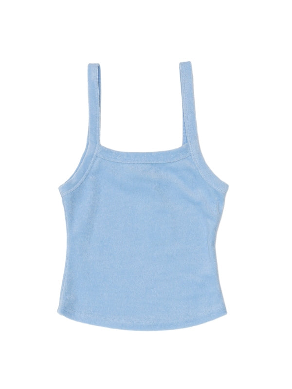 DANI Blue Terry Tank Top