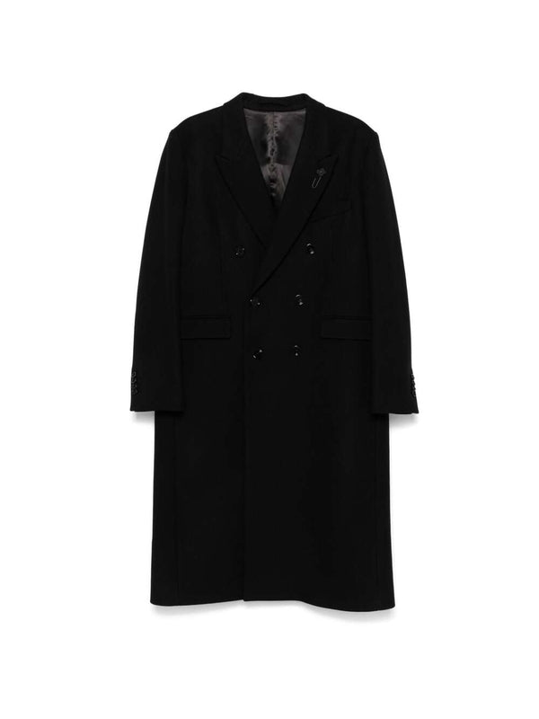 Boutonniere Double Wool Coat