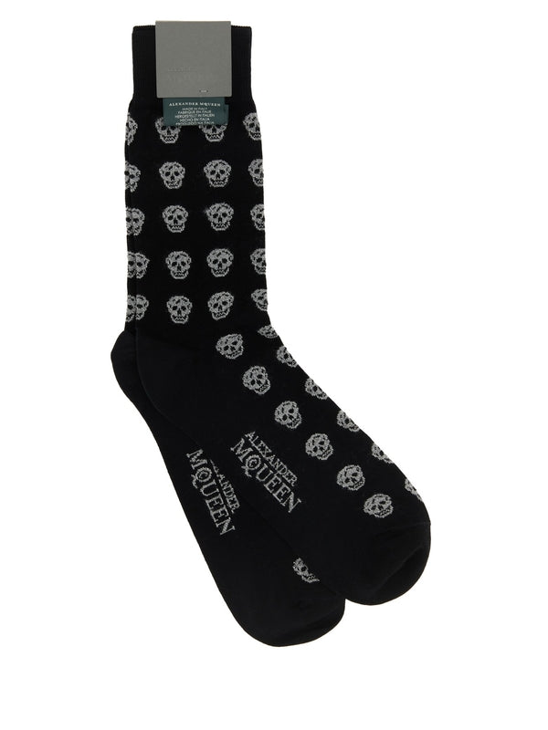 Alexander Mcqueen Black Socks