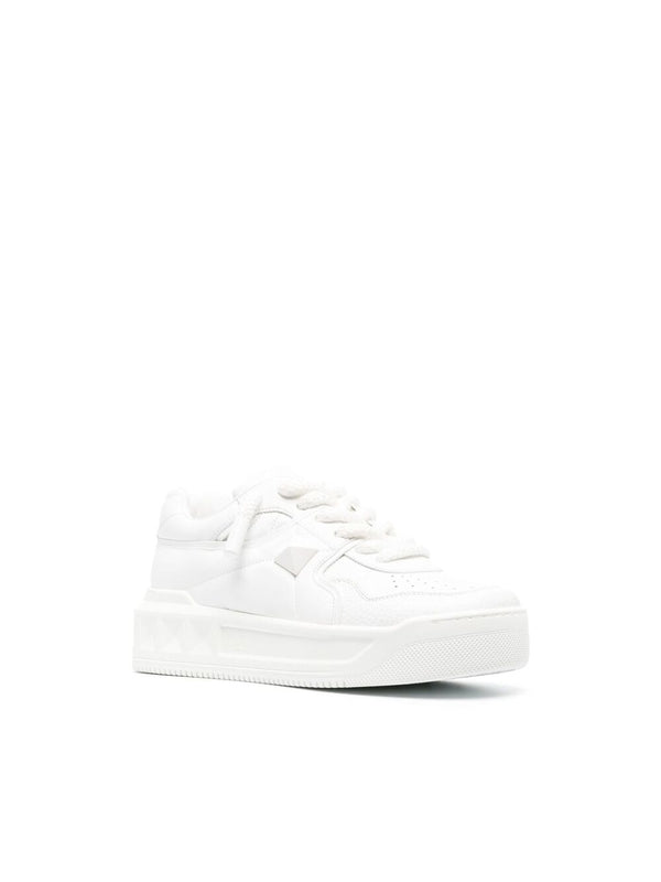 Valentino White Low Top Sneakers