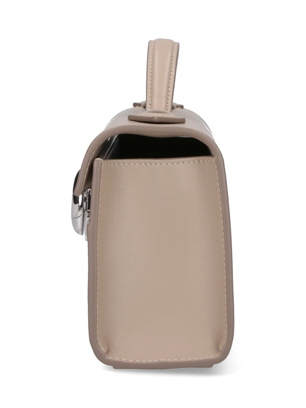 Savette Beige Tote Bags