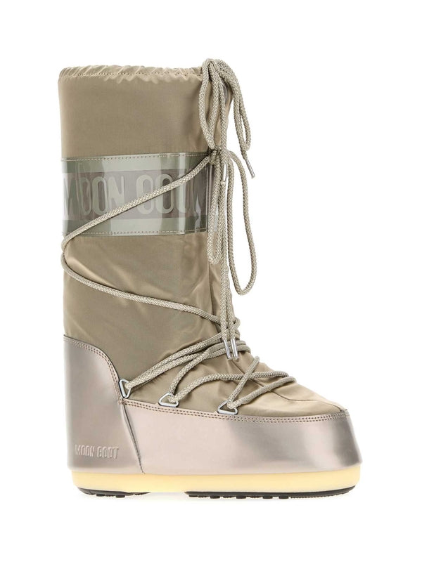 Moon Boot Gold Middle Boots