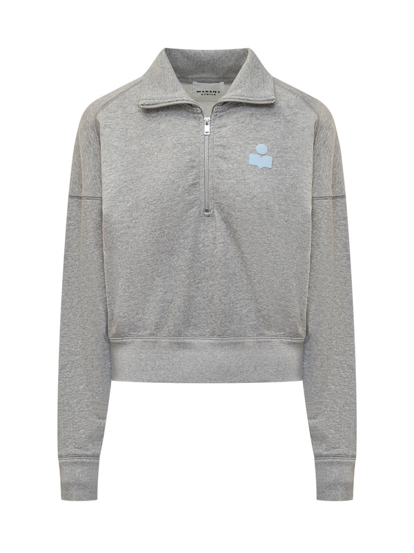 Ross Logo Half Zip Sweatshirt