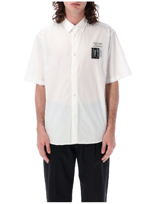 Name Tag Printed Short Sleeve Shirt