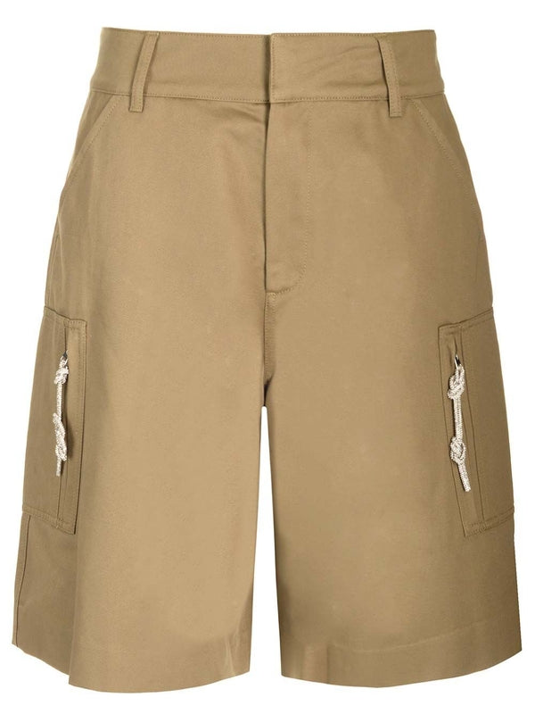 Nina Canvas Cargo Shorts