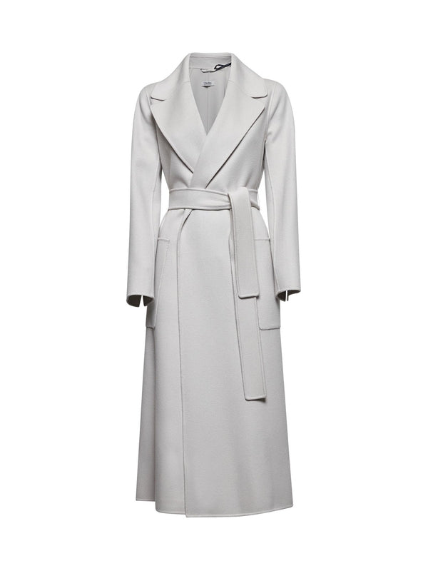 Paolore Grey Belted Wool Coat