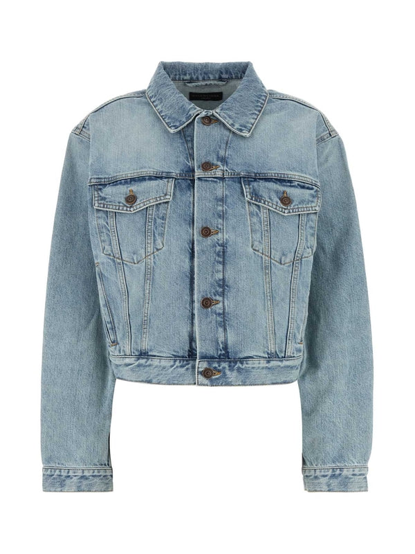 Back Logo Patch Denim Jacket