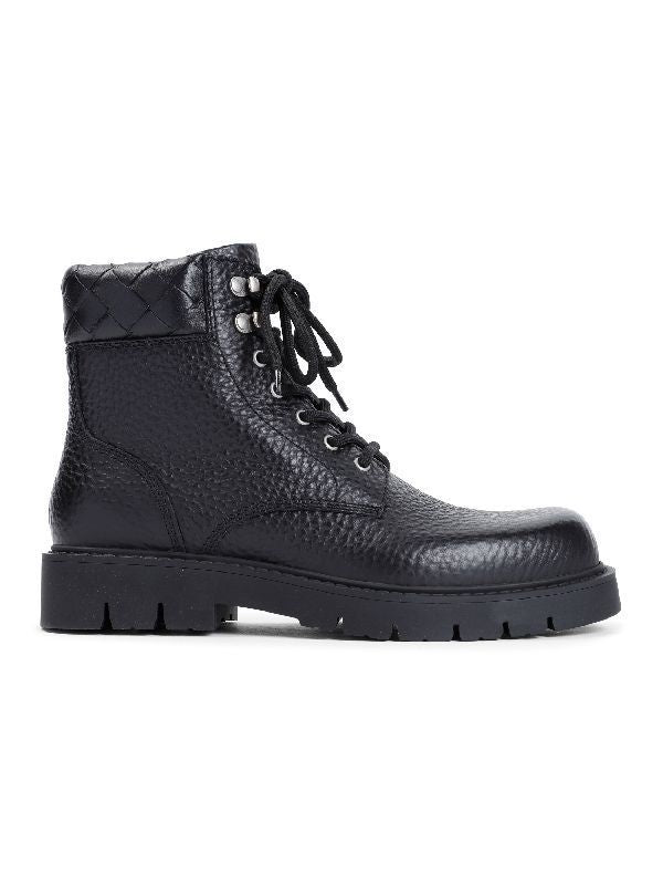 Haddock Grain Leather Lace-Up
  Boots