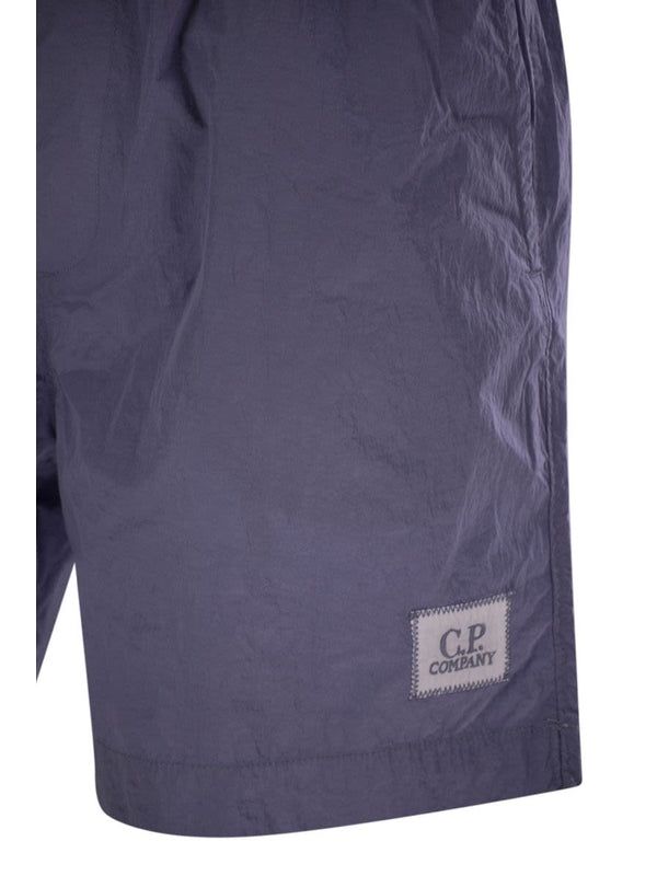 Logo Patch Nylon Swim Shorts