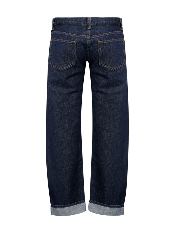 Khaite Navy Denim Pants