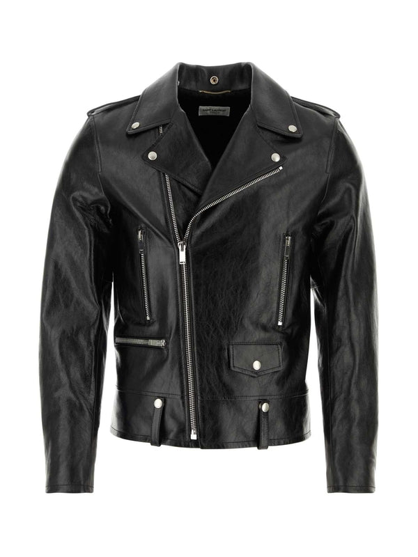 Classic Leather Biker Jacket