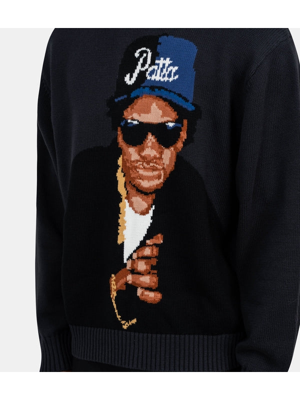 Patta Black Knitted
