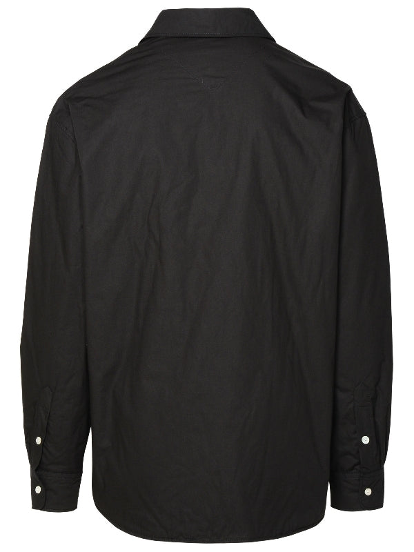 Bicolor Logo Padded Shirt