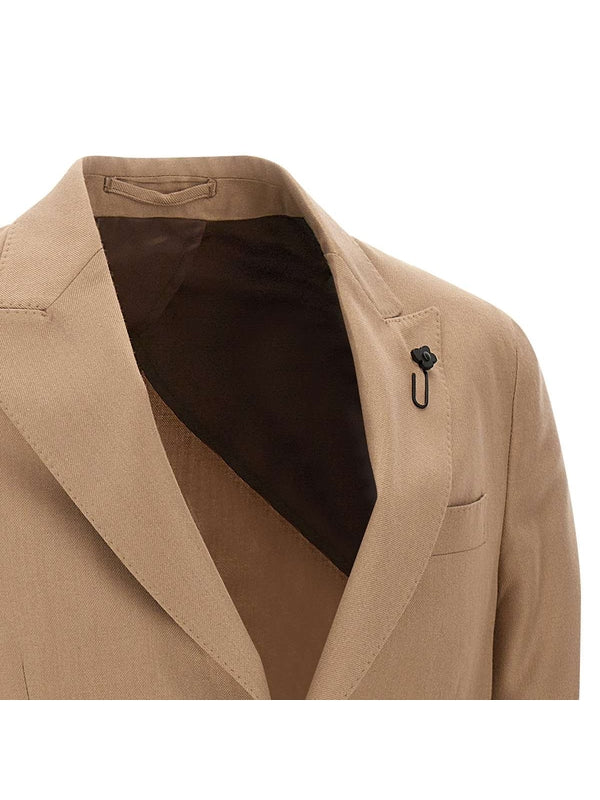 Lardini Beige Tailored Jackets