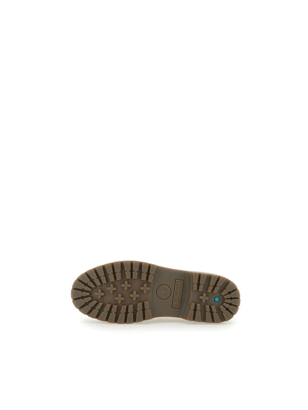 Timberland White Lace-Up Boots