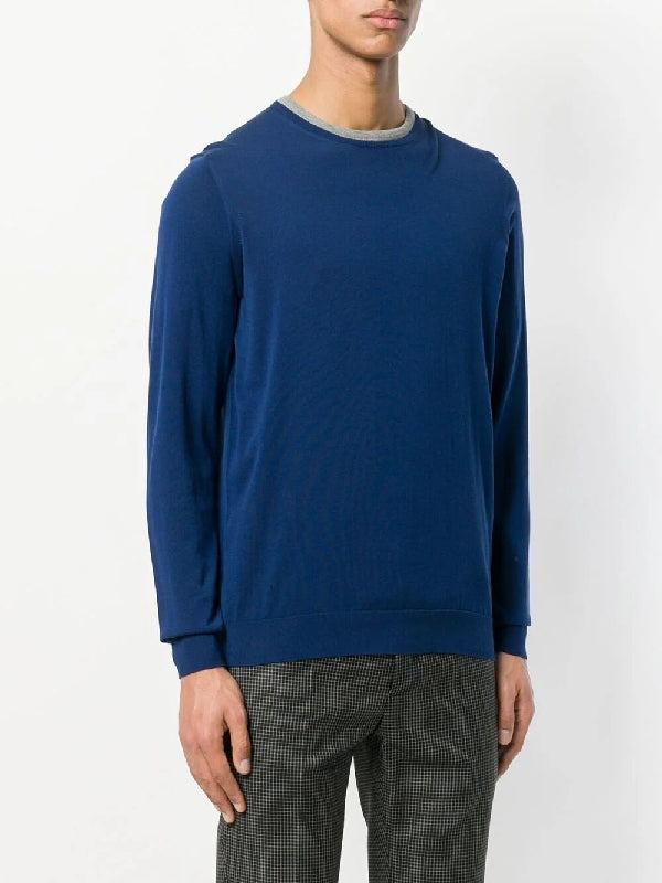 Cotton Crew Neck Knit