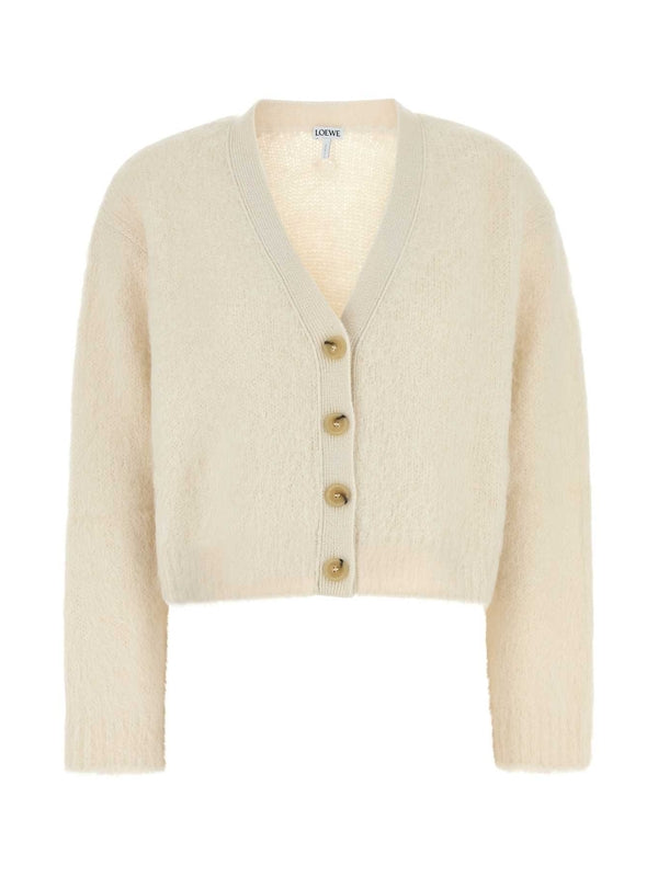 V-Neck Alpaca Blend Cardigan