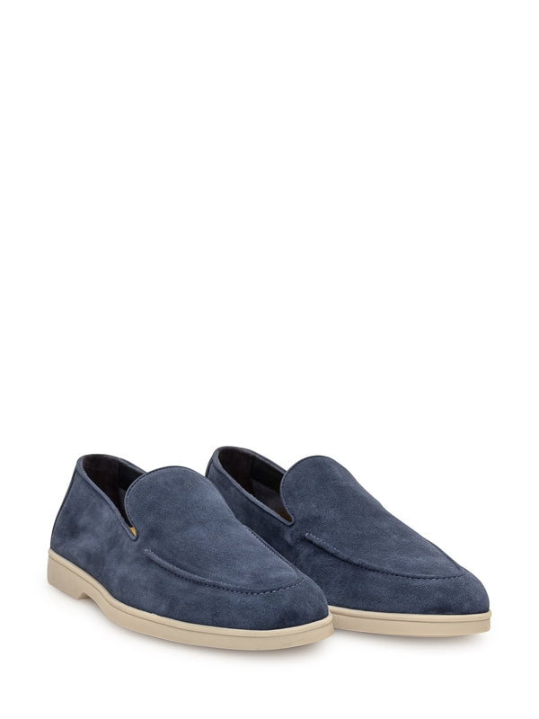 Blue Suede Loafers