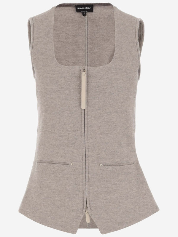 Cashmere Wool Vest