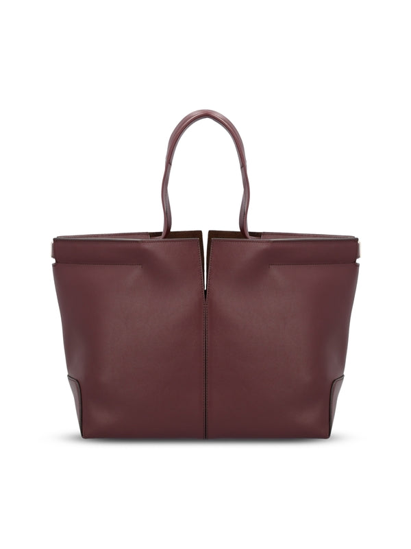 Tod'S Burgundy Tote Bags
