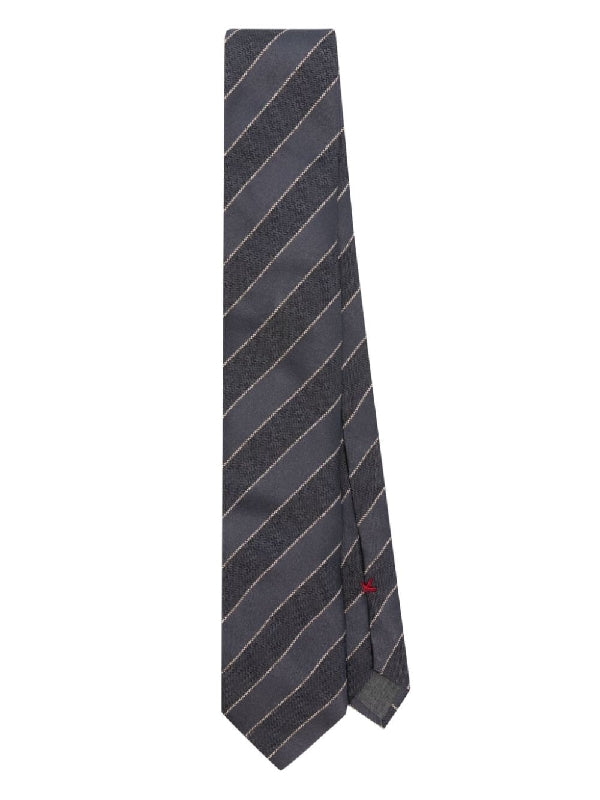 Stripe Silk Necktie