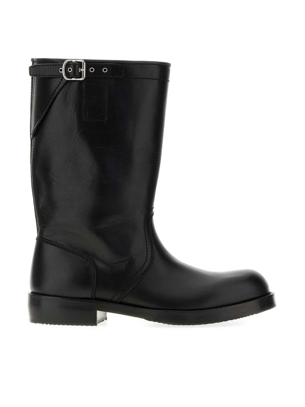 Dries Van Noten Black Middle Boots