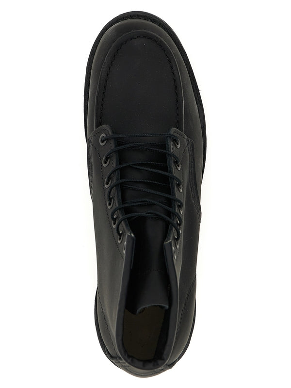 Red Wing Black Lace-Up Boots