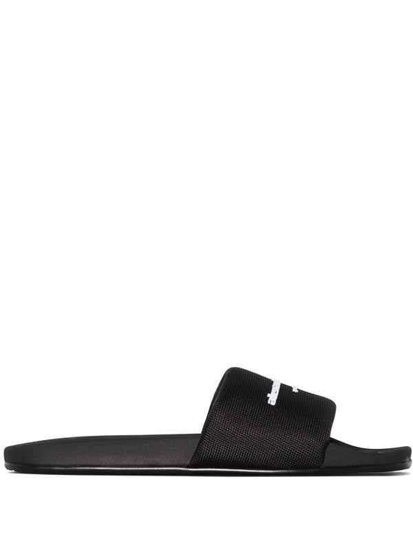 Alexander Wang Black Slides