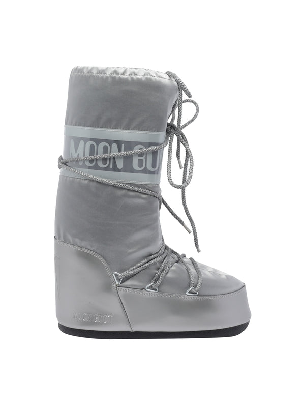 Moon Boot Silver Ankle Boots