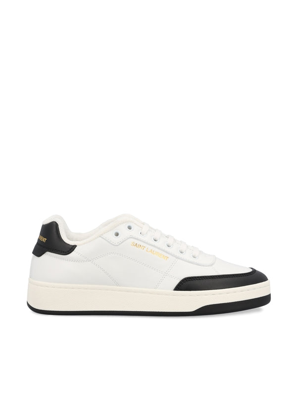 Saint Laurent White Low Top Sneakers