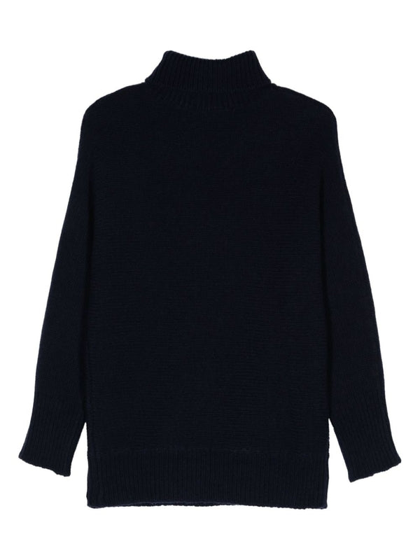 Wool High Neck Knit