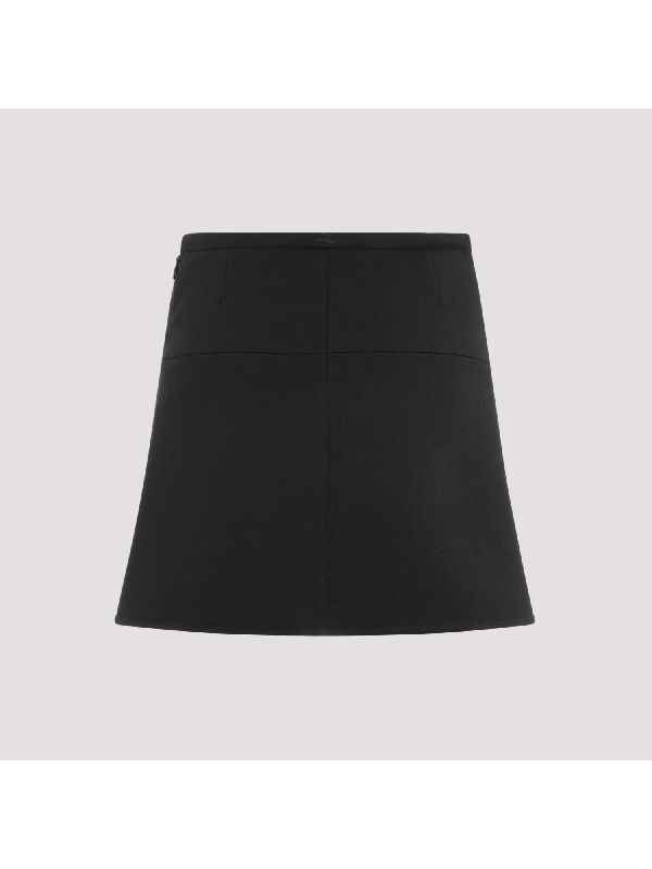 Ellipse Twill Mini Skirt