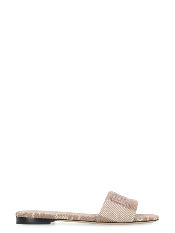 Sunshine Denim Effect Slides