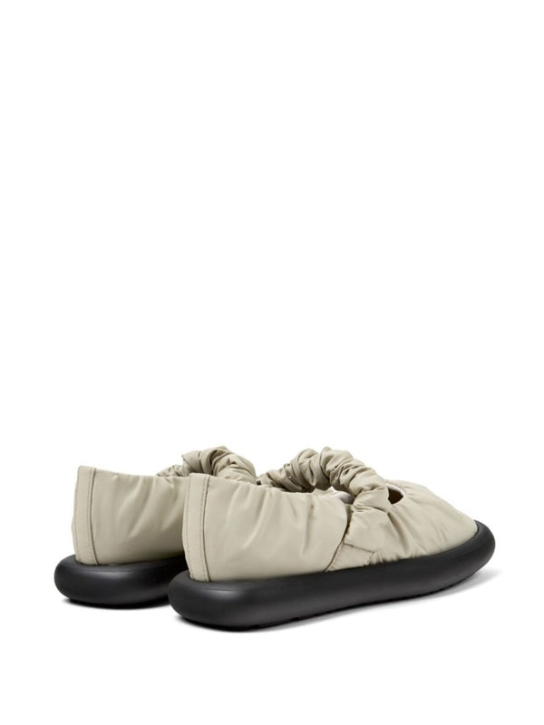 Camper Beige Flat Shoes
