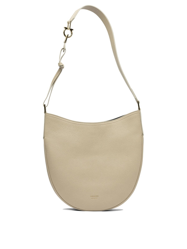 Ferragamo Beige Crossbody & Shoulder Bags